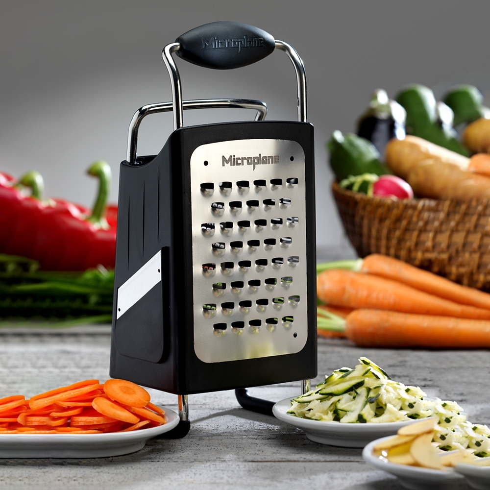 Microplane - 4 Sided Box Grater  + Glove