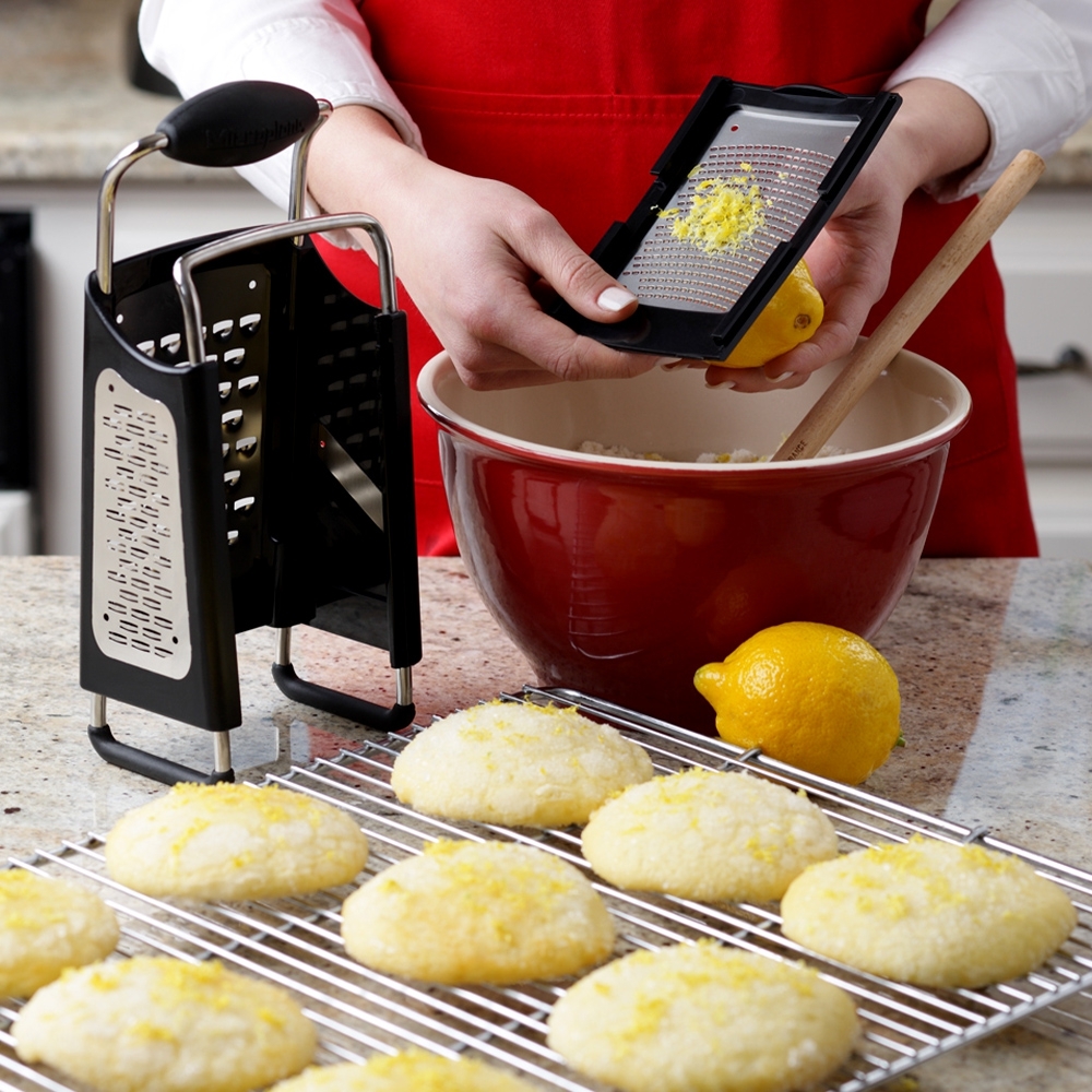 Microplane - 4 Sided Box Grater  + Glove